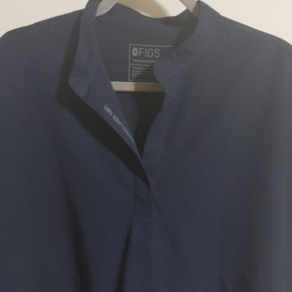 Figs Blue Jacket Sleek Contemporary Design